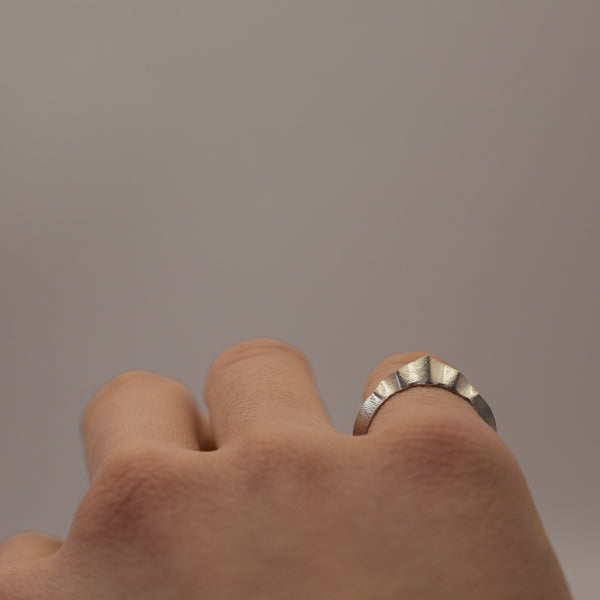 Kindness Ring - Teal Blue Sapphire