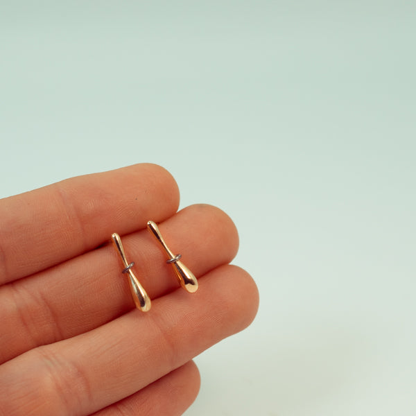 Cosmic Drops Earrings - 9ct Yellow Gold - (Back in Stock Soon)