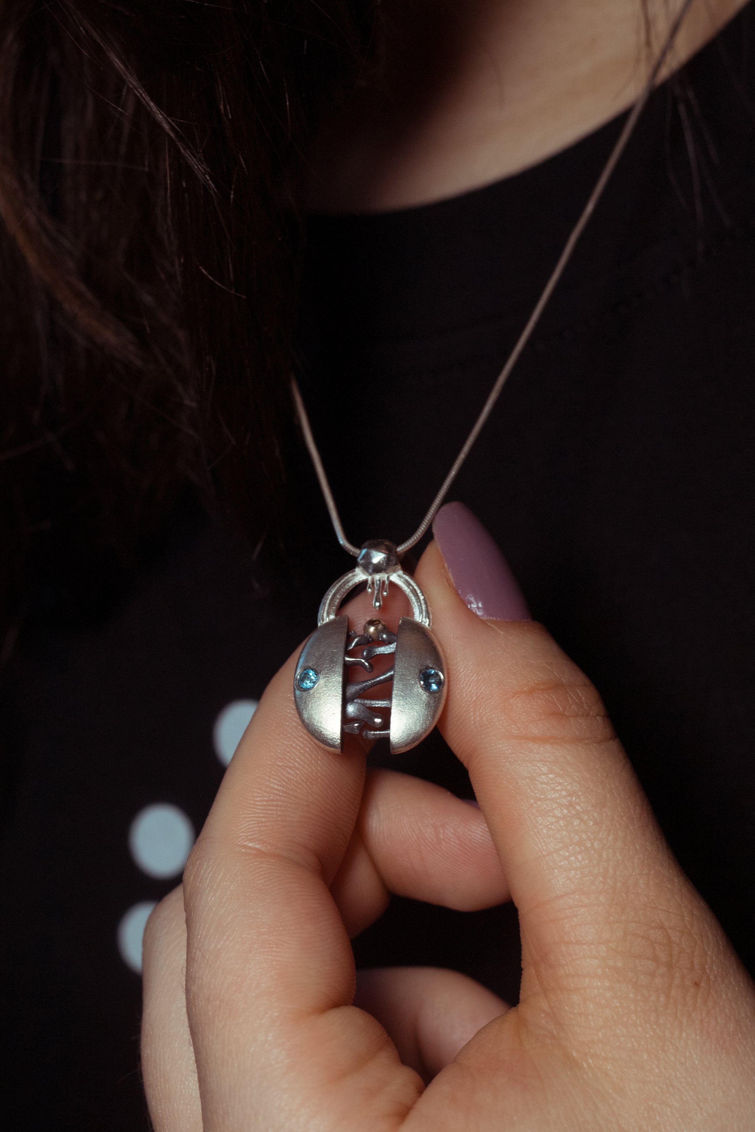 Eternal Unity - Blue Topaz Pendant