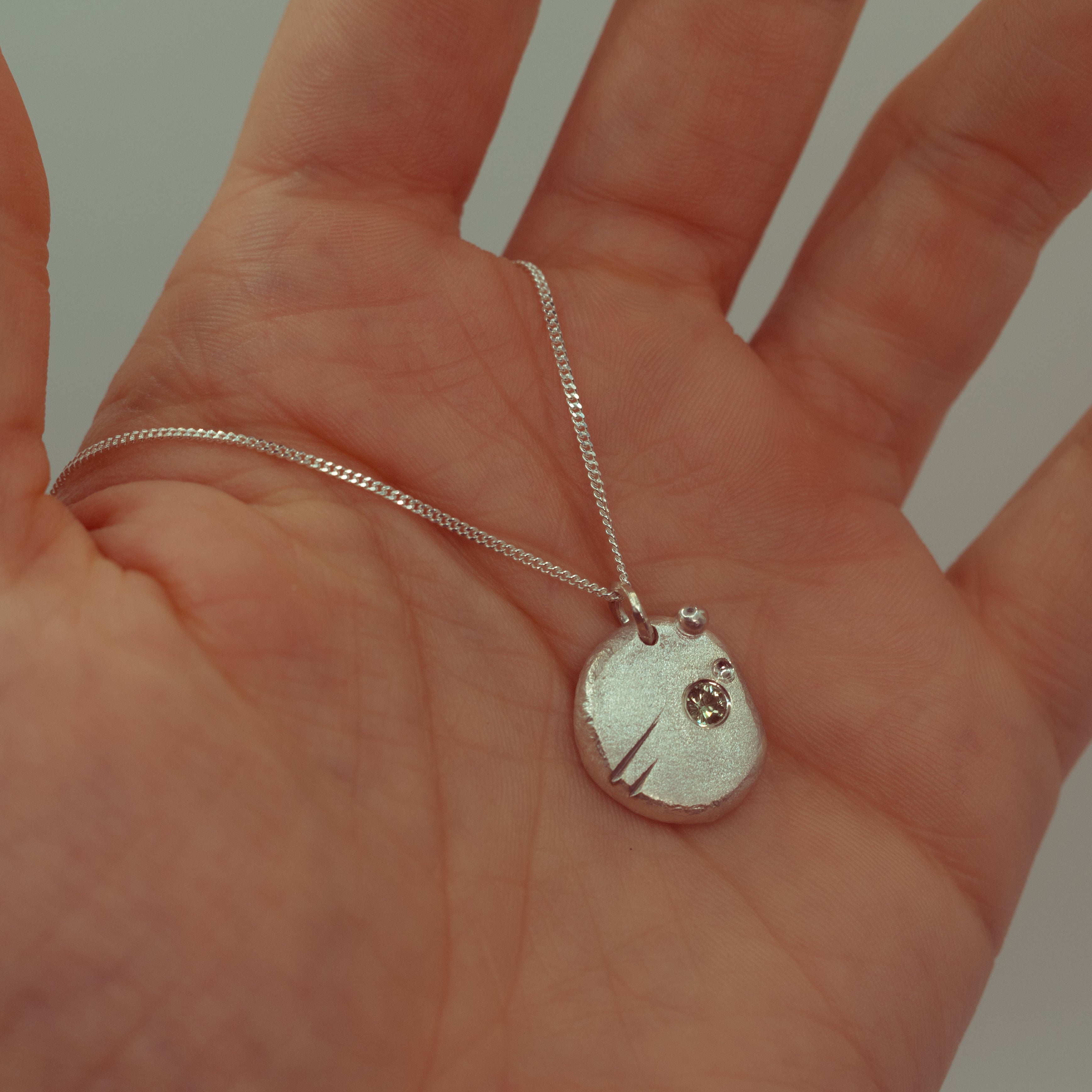 Horizon's Hope- Sapphire Necklace