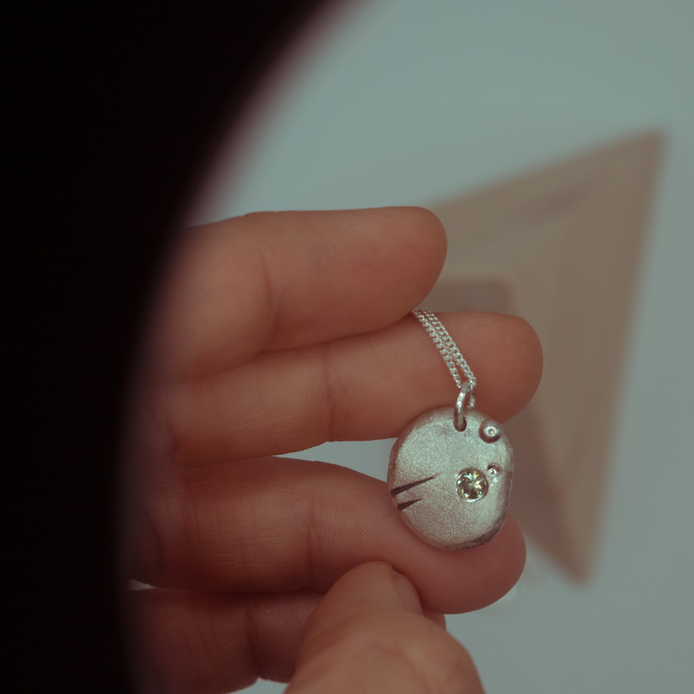 Horizon's Hope- Sapphire Necklace
