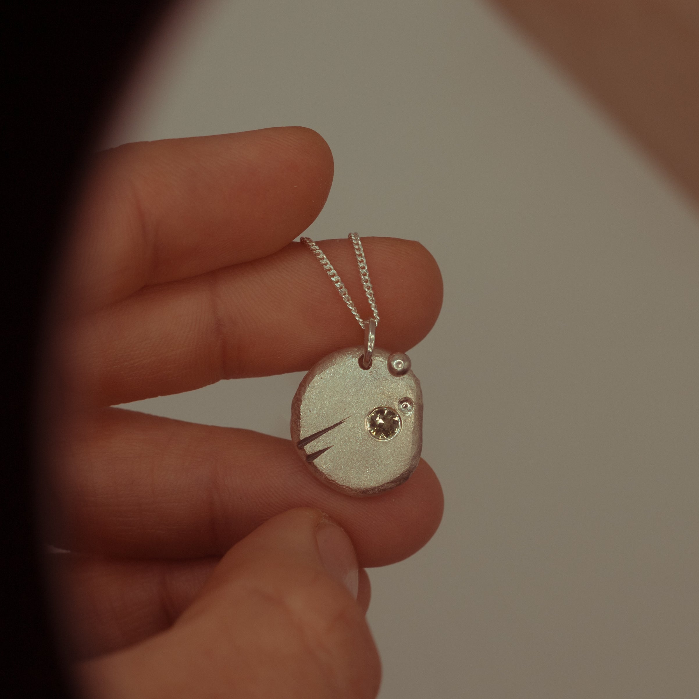 Horizon's Hope- Sapphire Necklace