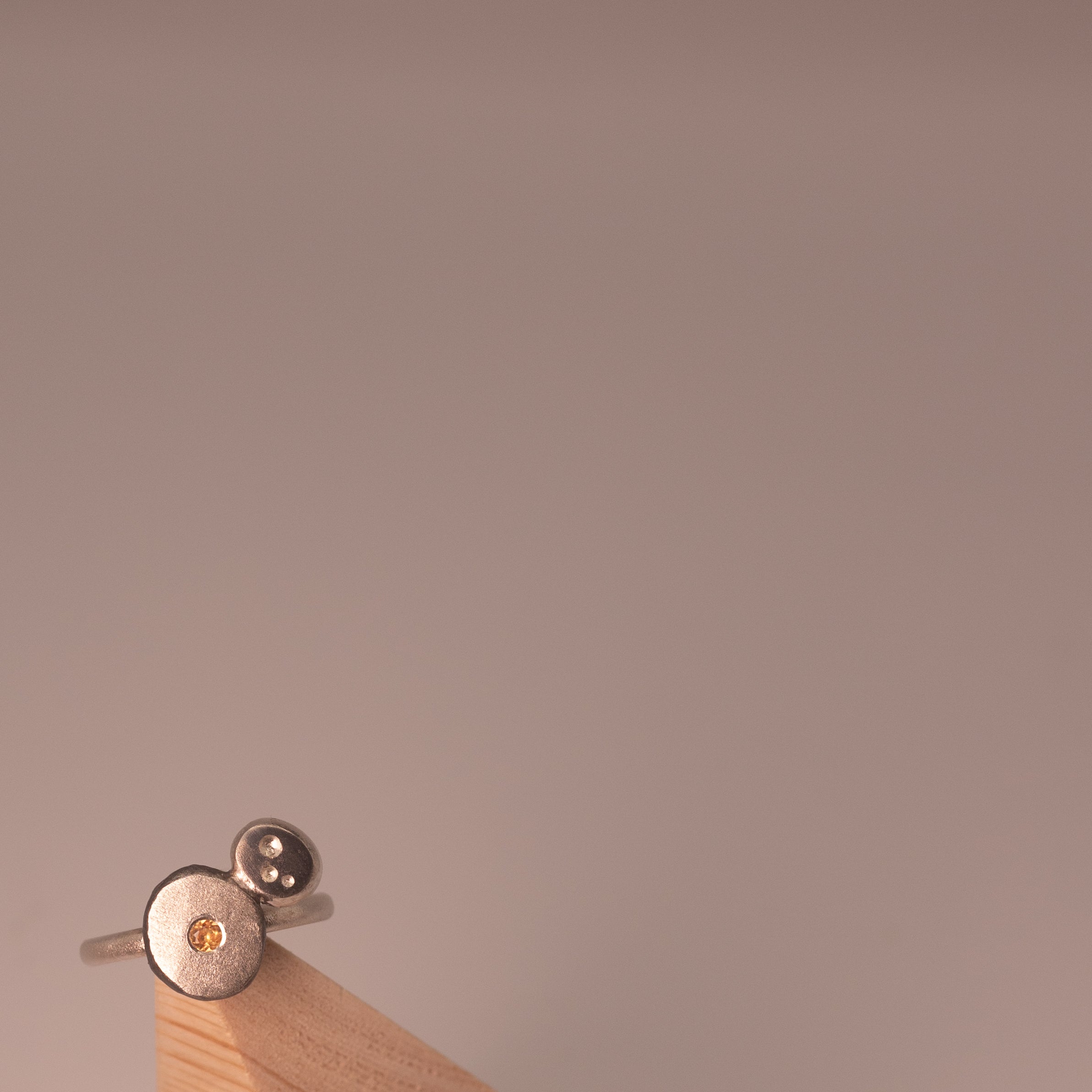 Tangerine Dreams- Sapphire Ring