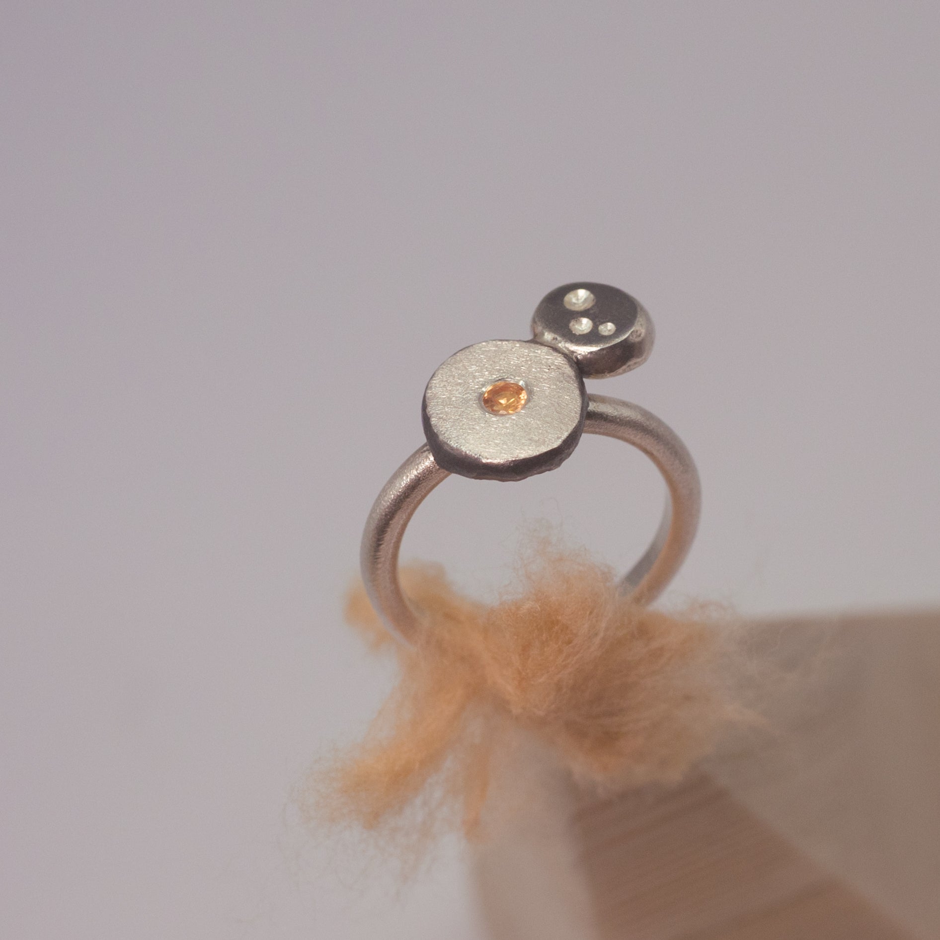Tangerine Dreams- Sapphire Ring