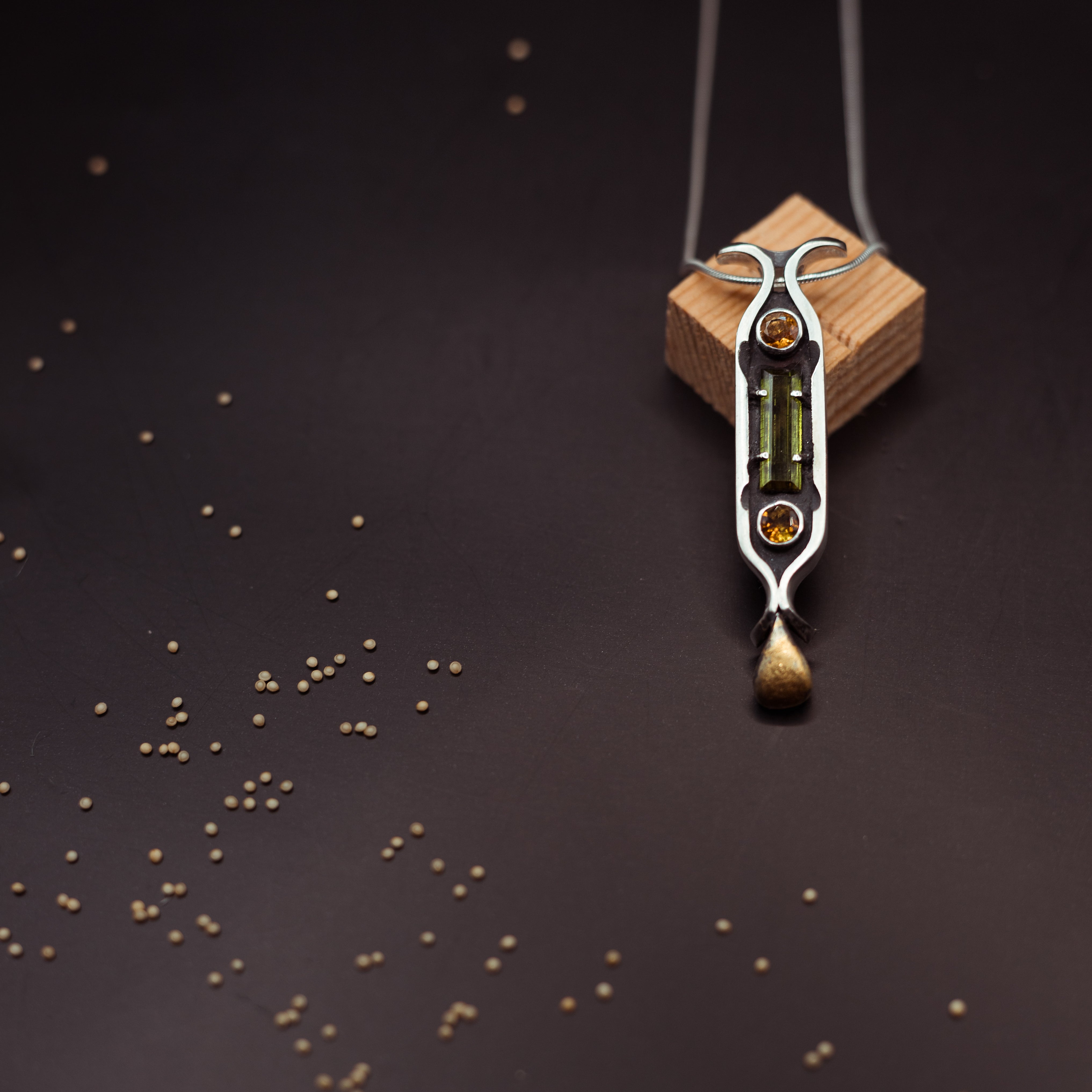 Discover the Profound Symbolism of the "Nectar Cure" Necklace: A Visionary Artisan Jewel