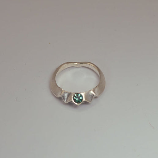 Kindness Ring - Teal Blue Sapphire