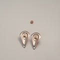 Sun's Pull Earrings - 9ct Gold and Sterling Silver