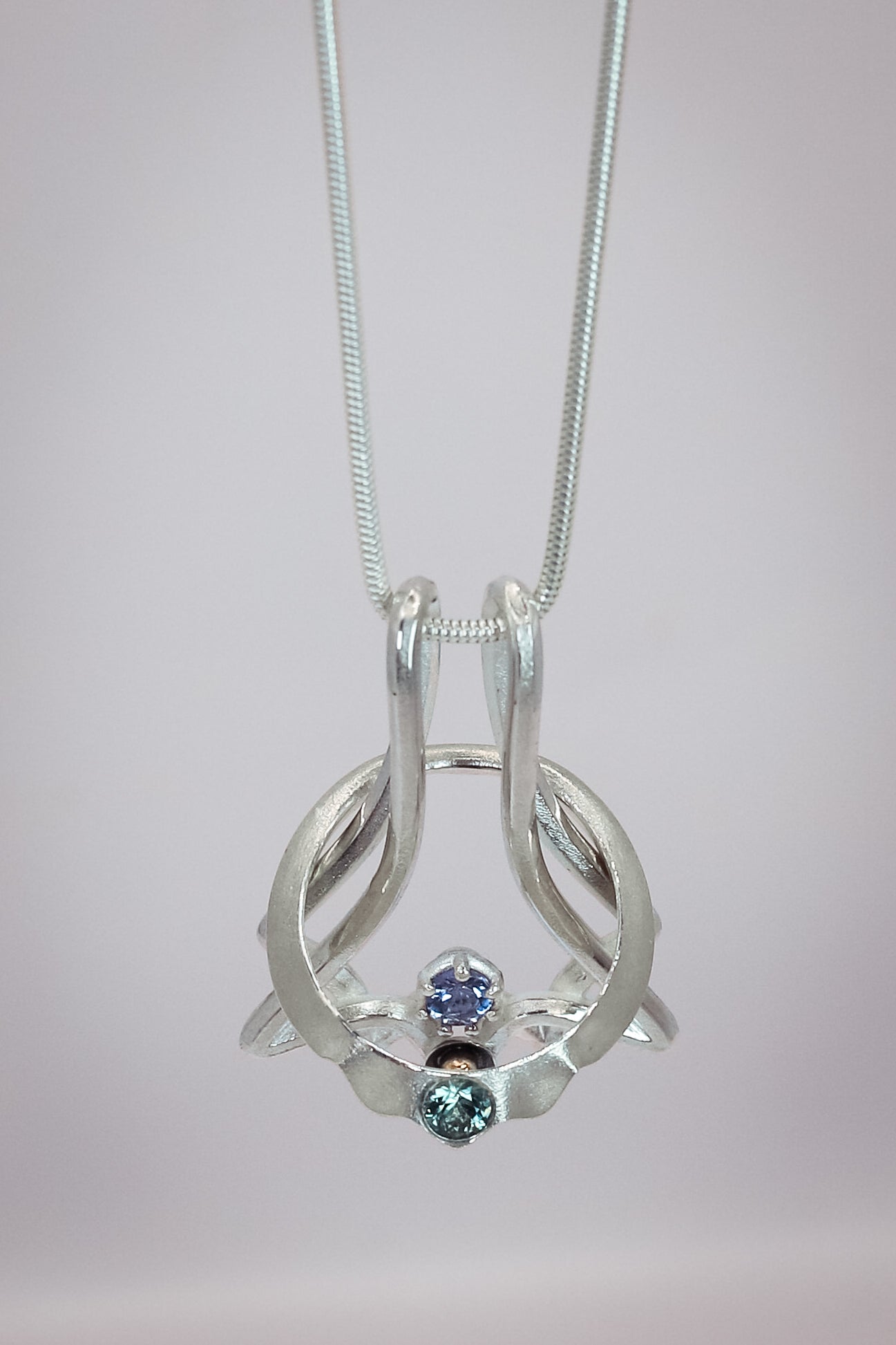 Solas Climber  - Sterling Silver, 9ct Gold & Tanzanite