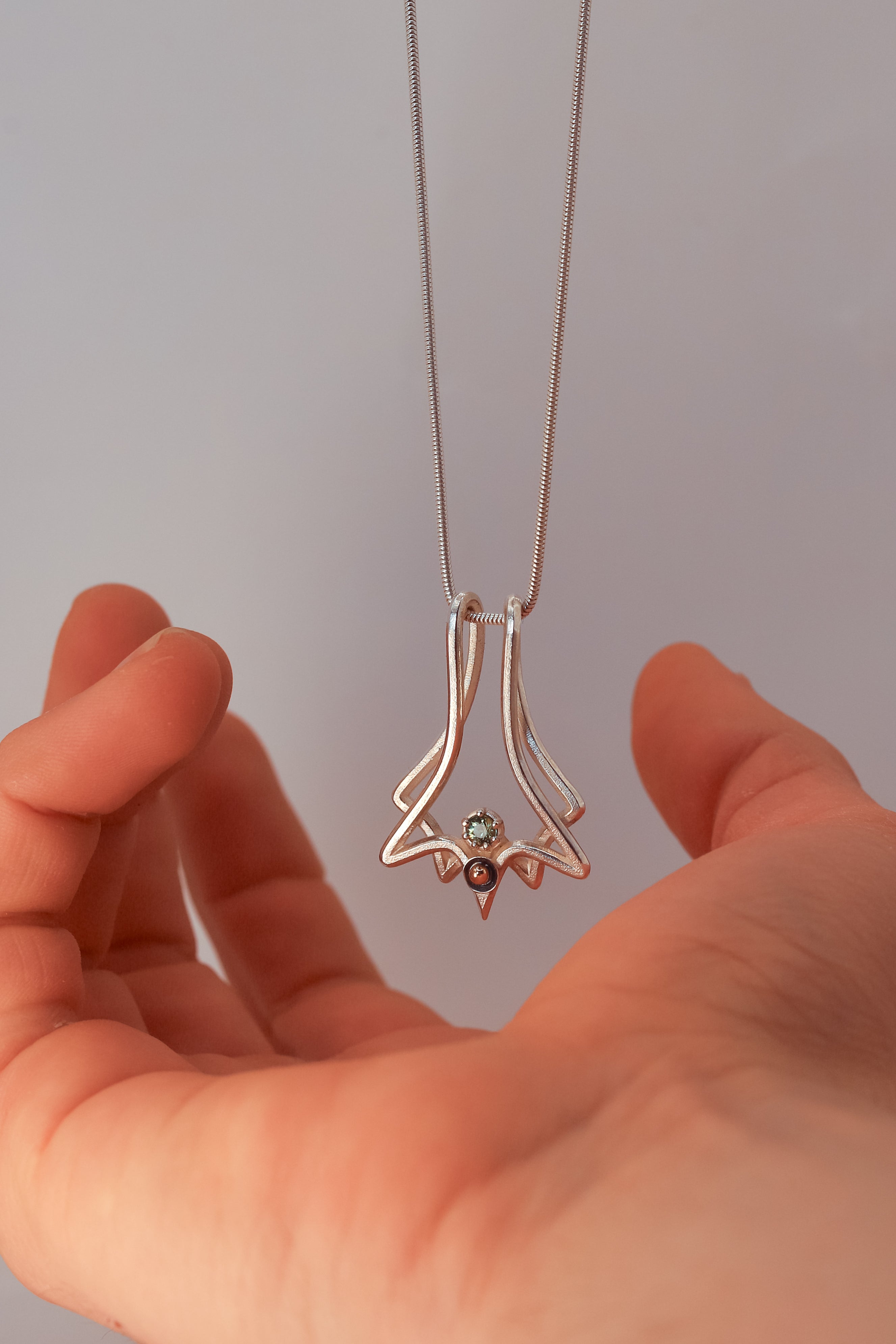 Solas Climber  - Sterling Silver, 9ct Gold & Tanzanite