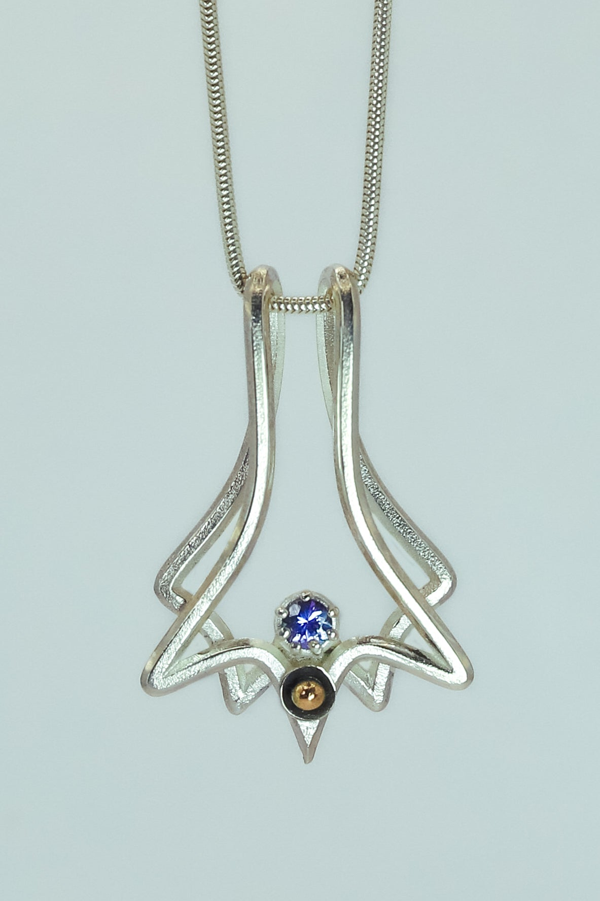 Solas Climber  - Sterling Silver, 9ct Gold & Tanzanite