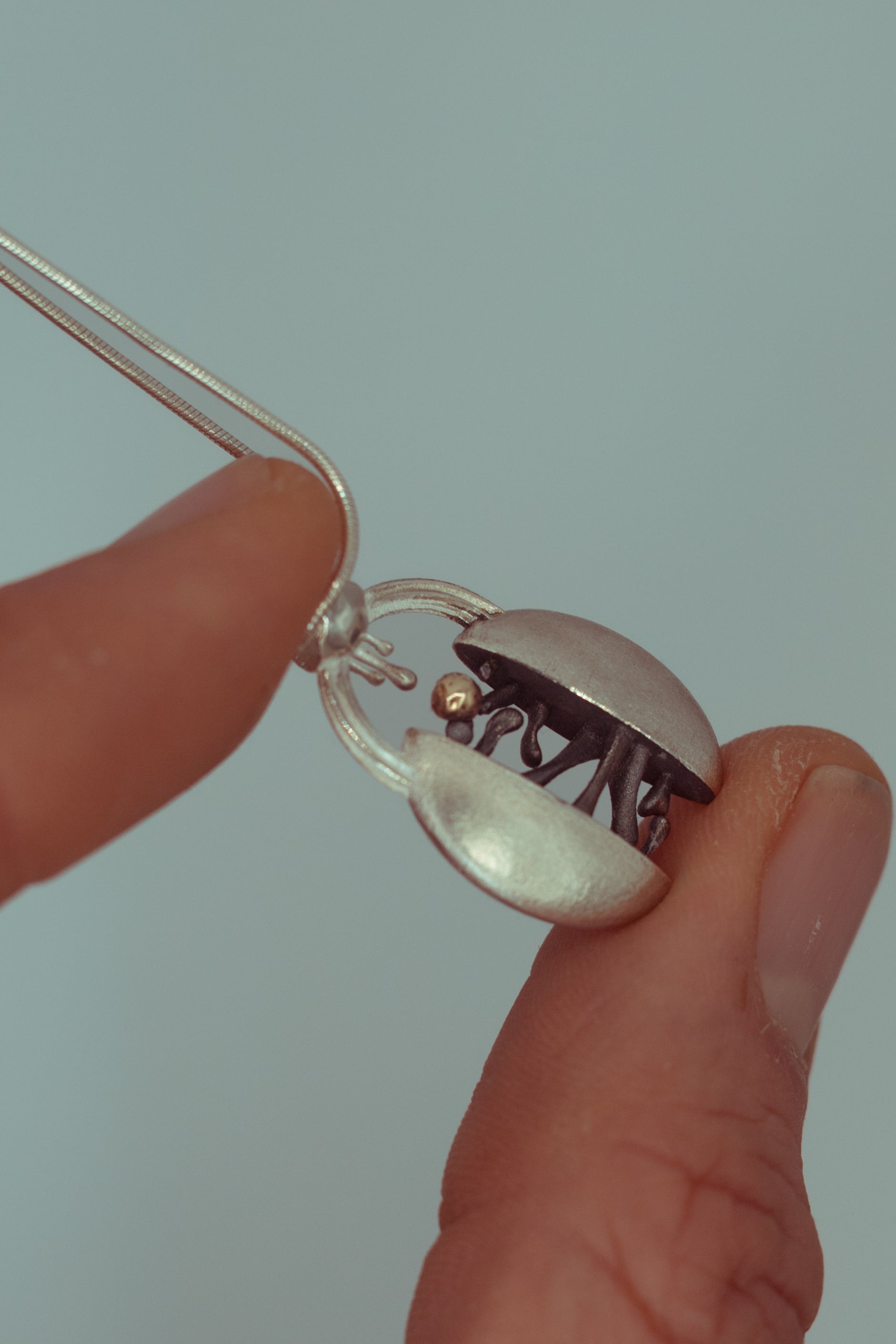 Eternal Unity  - Blue Topaz Pendant