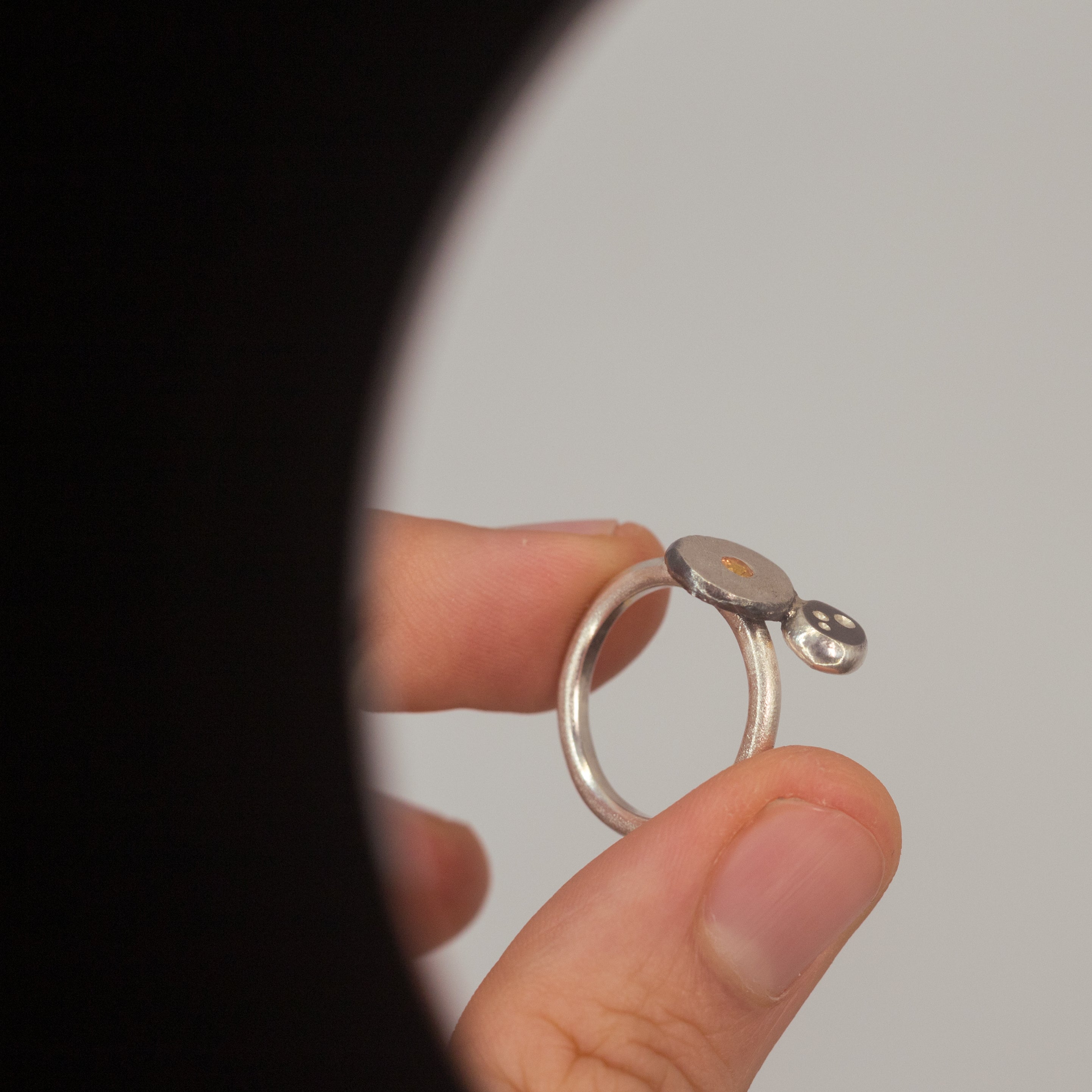 Tangerine Dreams- Sapphire Ring